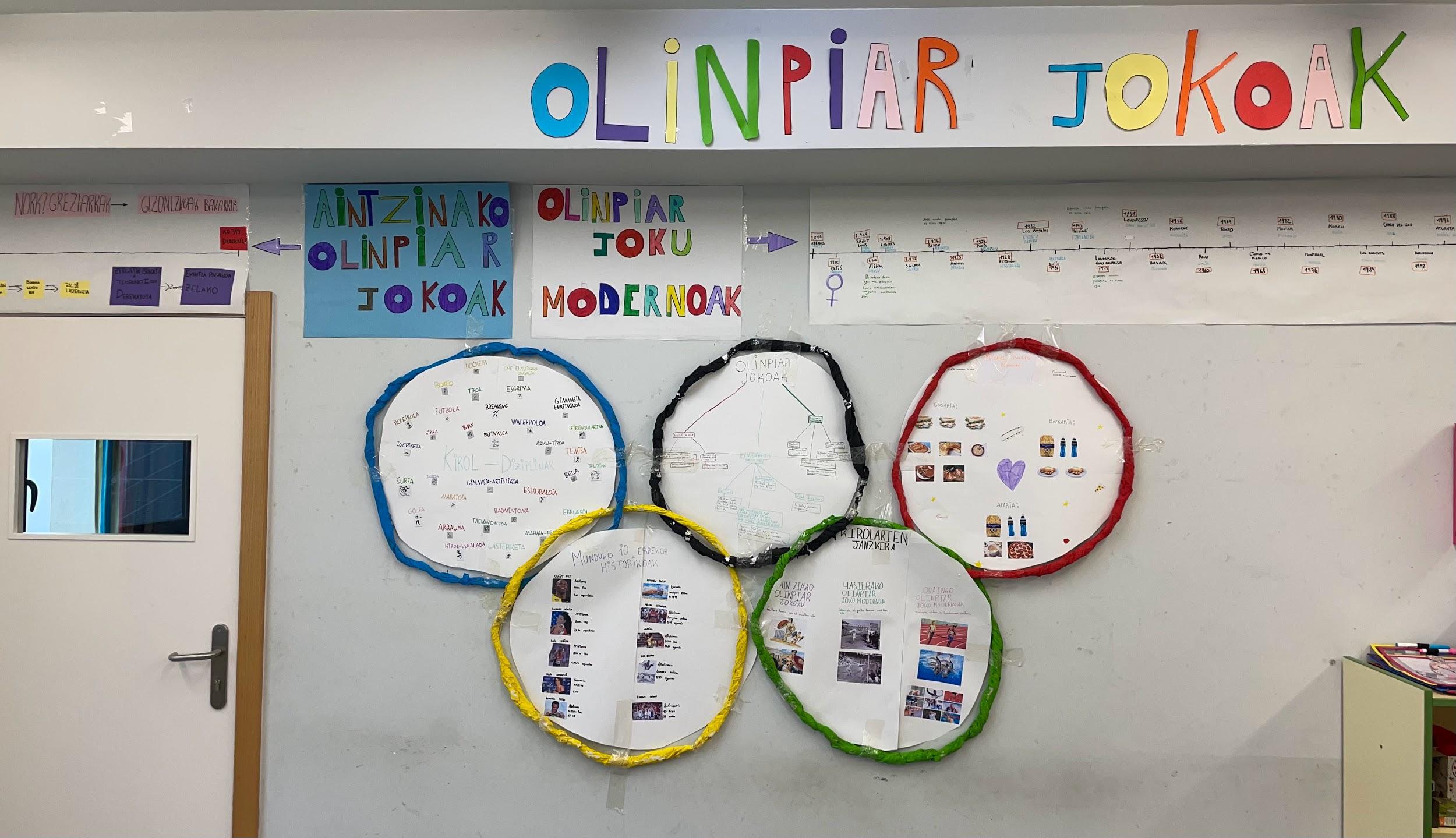 Los Juegos Olímpicos llegan a la escuela rural de Etxalar